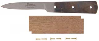 3" Green River Paring Knife Kit with Walnut Handle 3" Green River Paring Knife Kit with Walnut Handle